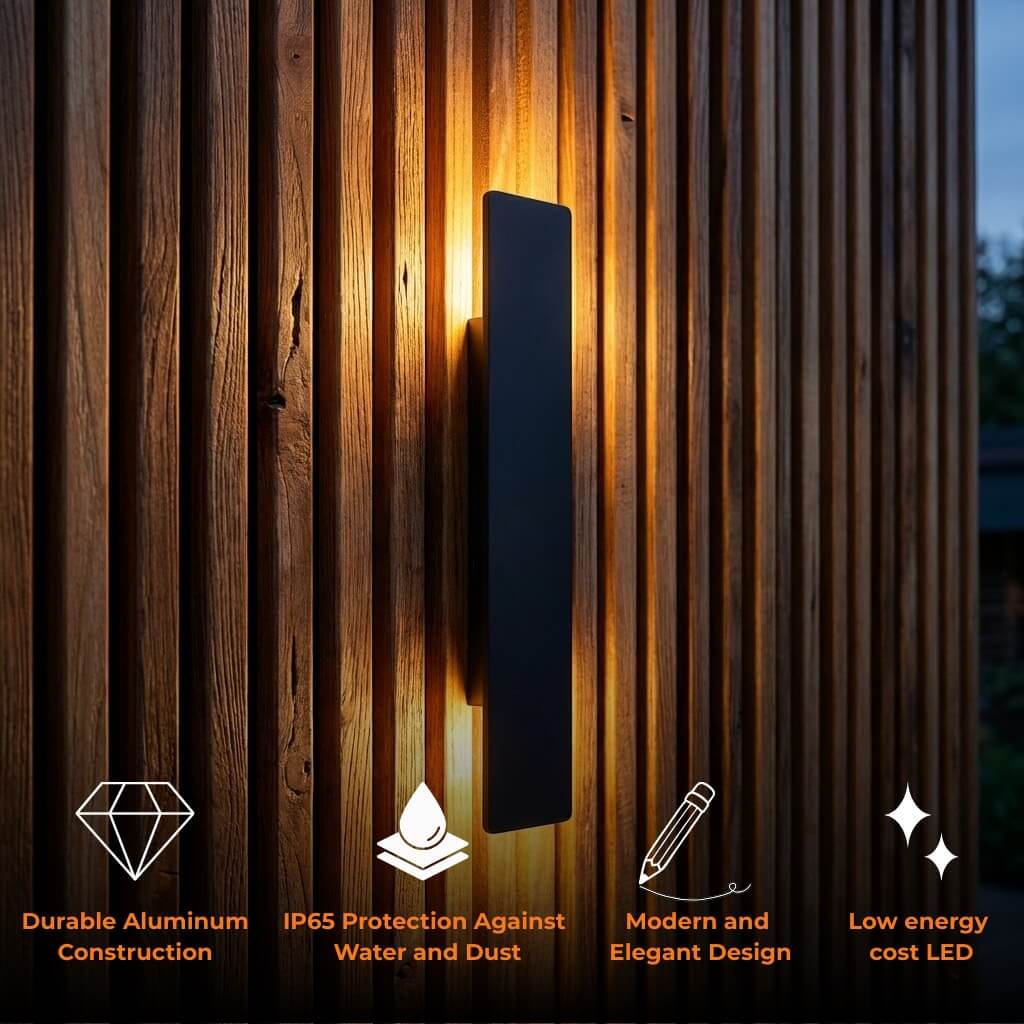 RainGuard | Weatherproof LED Wall Lights with All-Weather Durability | Modern Design for Outdoor Spaces 1