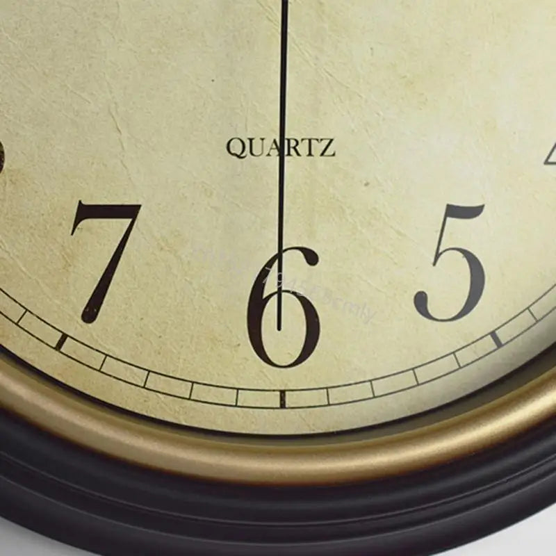 Premium Classic Wall Clock with Silent Mechanism | 30 cm Brown Finish for Timeless Elegance