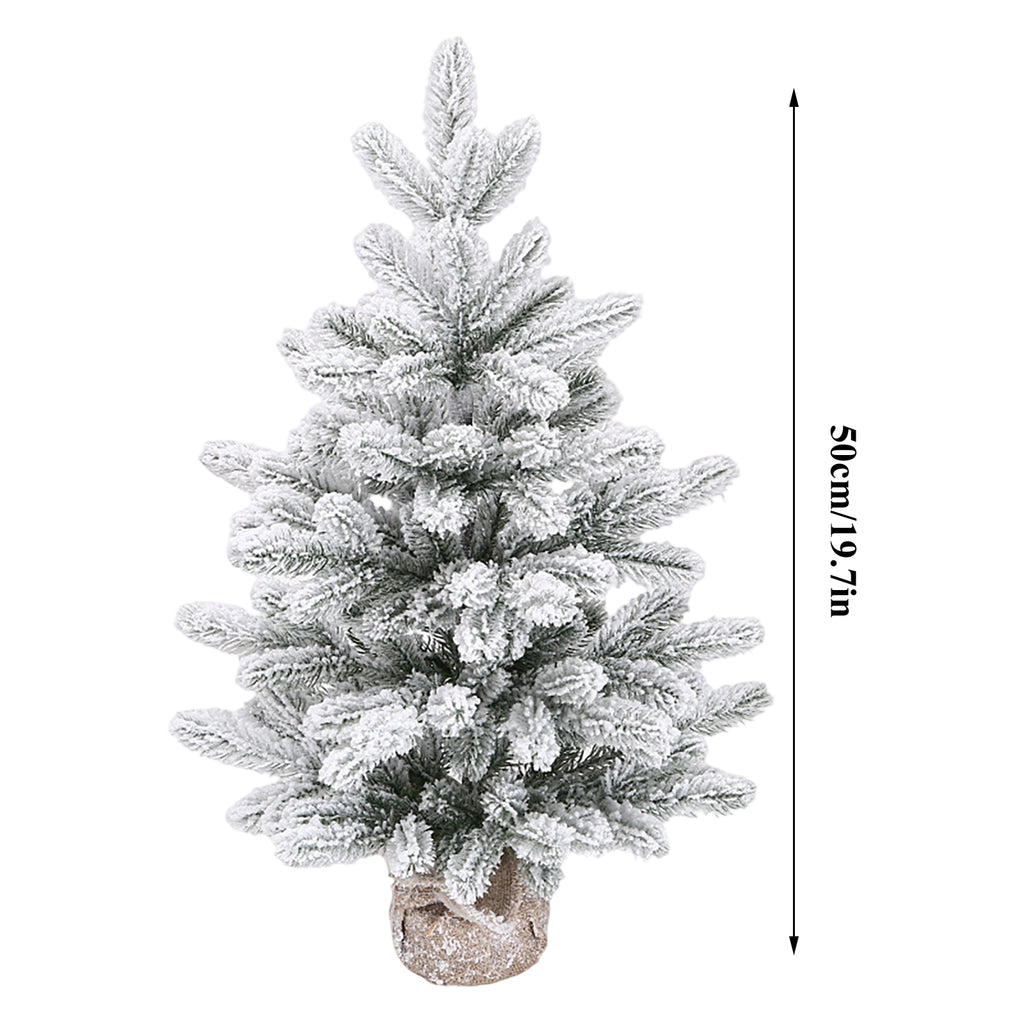 Artificial Snowy desktop Christmas Tree | Family Christmas Tree, Desktop Christmas Tree, Christmas Party Ornaments Supplies