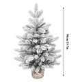 Artificial Snowy desktop Christmas Tree | Family Christmas Tree, Desktop Christmas Tree, Christmas Party Ornaments Supplies