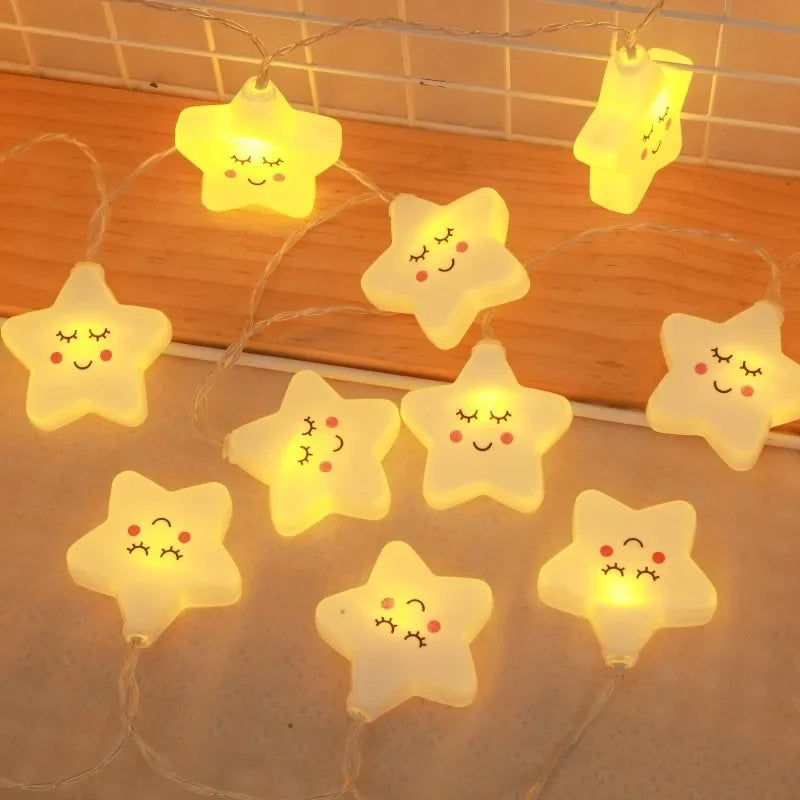 StellaLume | LED Star String Lights with USB & Battery Operation | Warm White for Enchanting Outdoor Ambiance 0