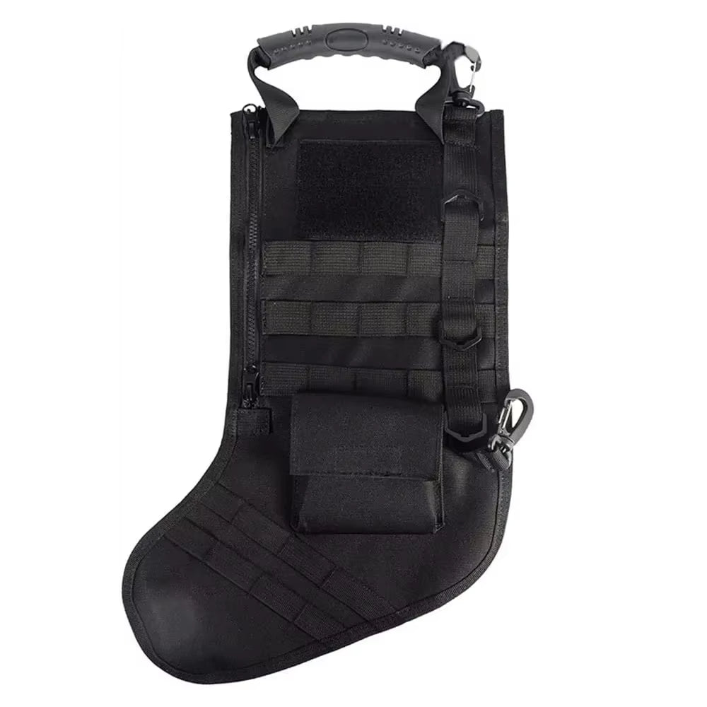 Tactical Utility Stocking Pouch | Durable Nylon Design for Efficient Holiday Storage 5
