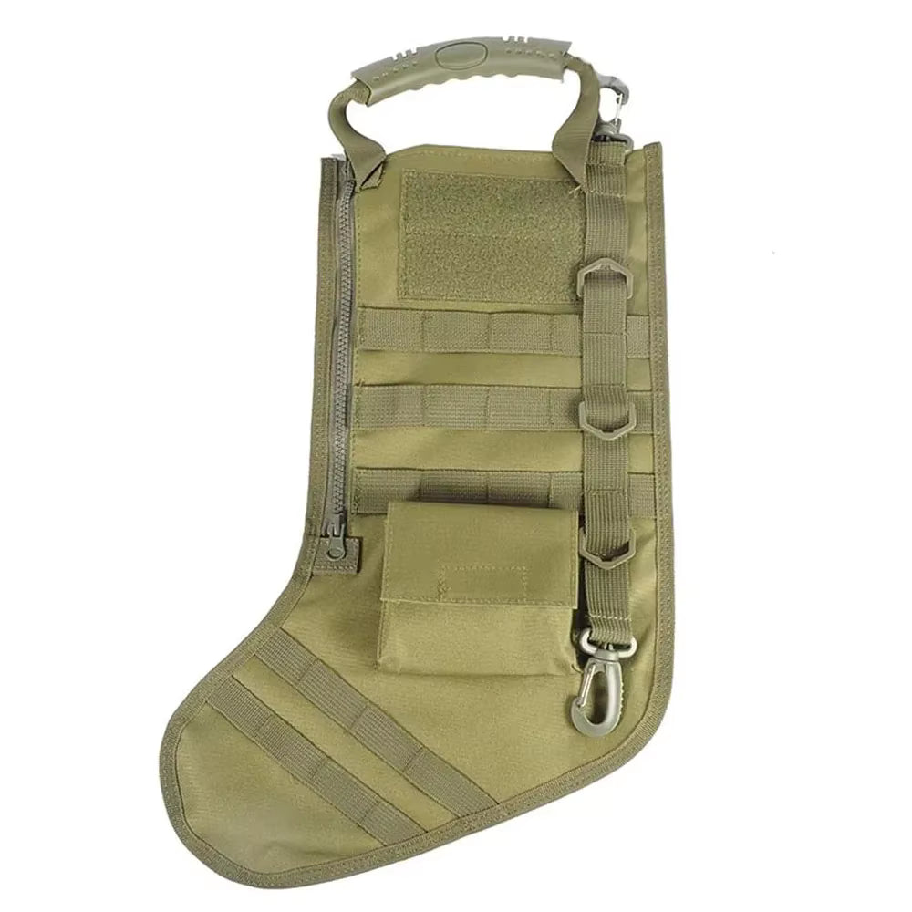 Tactical Utility Stocking Pouch | Durable Nylon Design for Efficient Holiday Storage 8