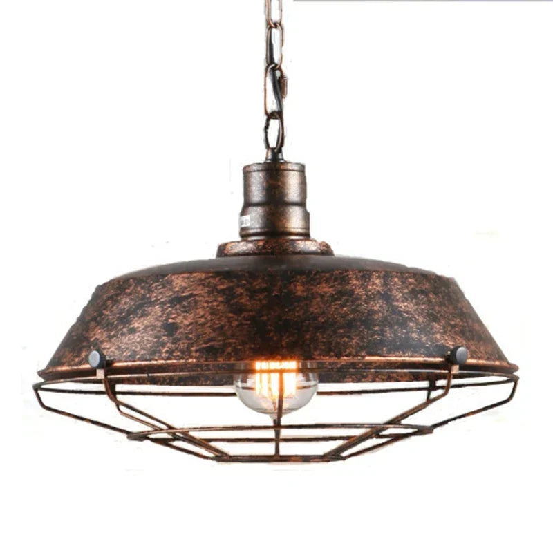 Vintage Loft | Black Pendant Light with Custom Finish | Industrial Hanging Lights for Kitchen and Home Decor 3