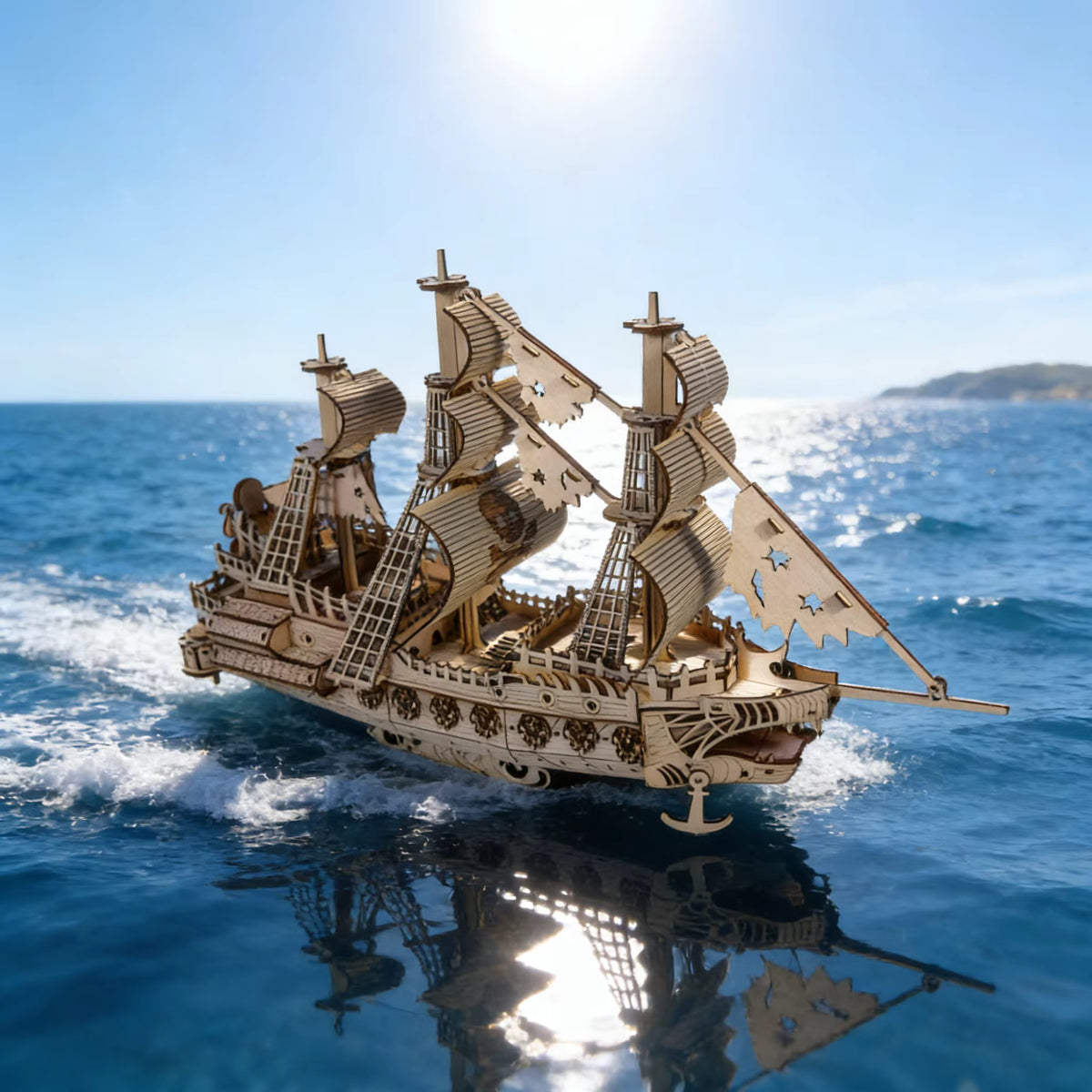 Wooden 3D Puzzle Model Kit with Easy Assembly & Intricate Design for Home Decor 3
