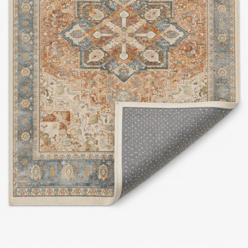 Anatolia Blue Persian Medallion Area Rug